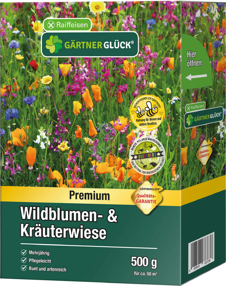 GÄRTNERGLÜCK Wildblumen- & Kräuterwiese